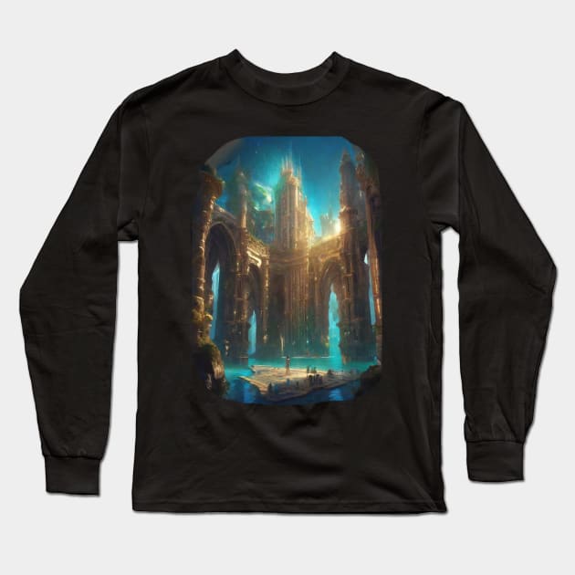 Secret atlantis Long Sleeve T-Shirt by sailorsam1805